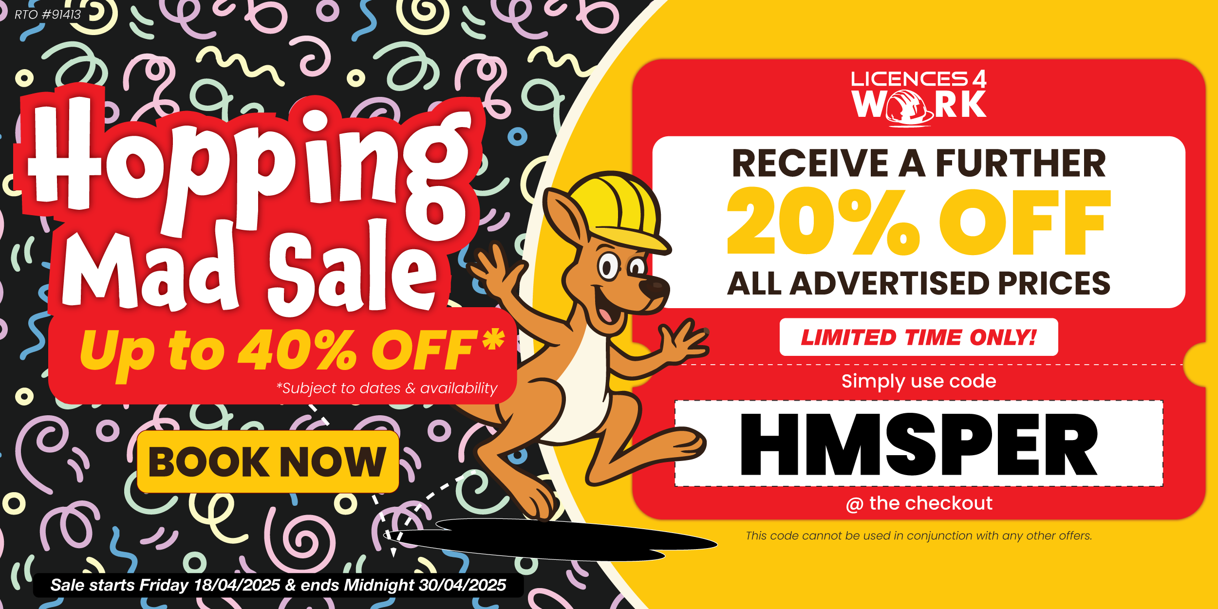 Hopping Mad Sale - Use code HMSPER!