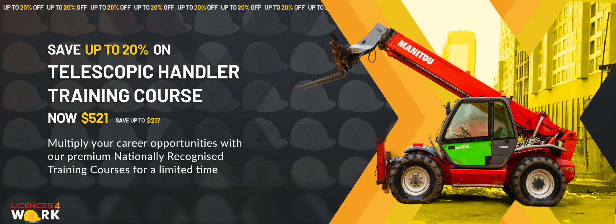 Get up to 20percent off